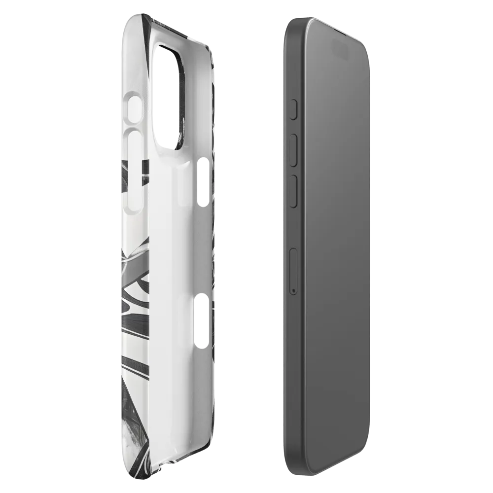 Fluid Grace: The Dance of Shadows | Phone Case |  16 Pro Max | Snap Case | Matte