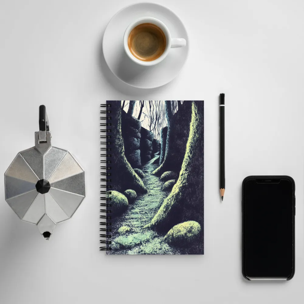 Whispers of the Tranquil Pathway | Spiral Notebook