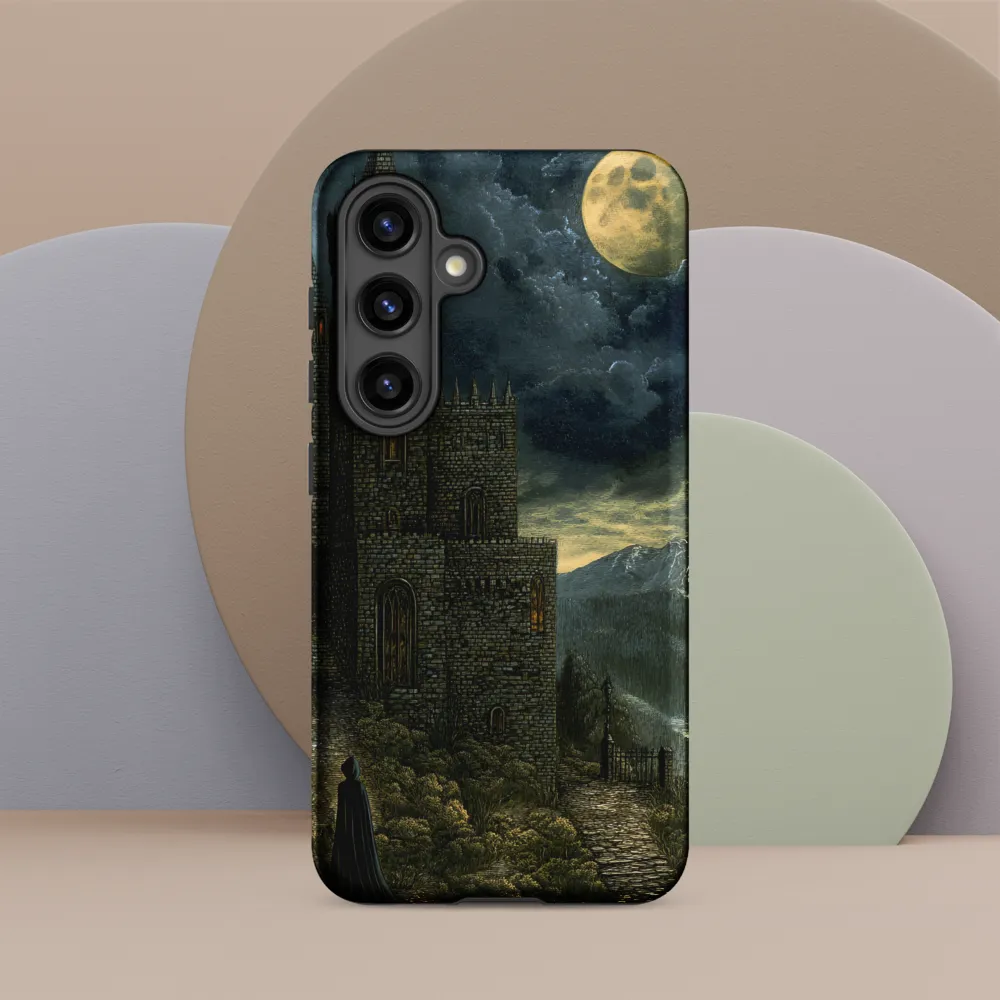 Whispers of the Moonlit Castle | Phone Case |  S24 | Tough Case | Matte