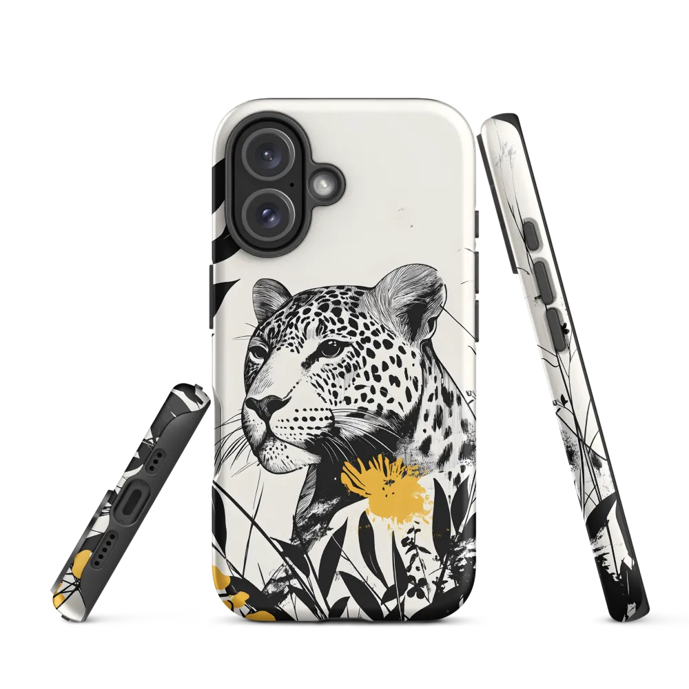 Majestic Leopard Amongst Flora | Phone Case