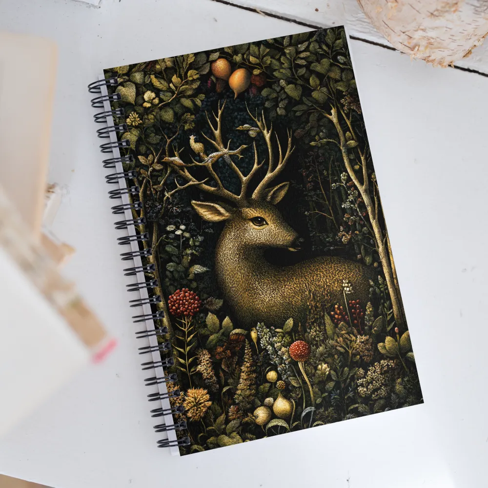 Enchanted Forest Guardian | Spiral Notebook