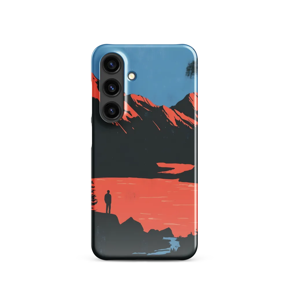 Serenity in Contrast | Phone Case |  S24 | Snap Case | Glossy