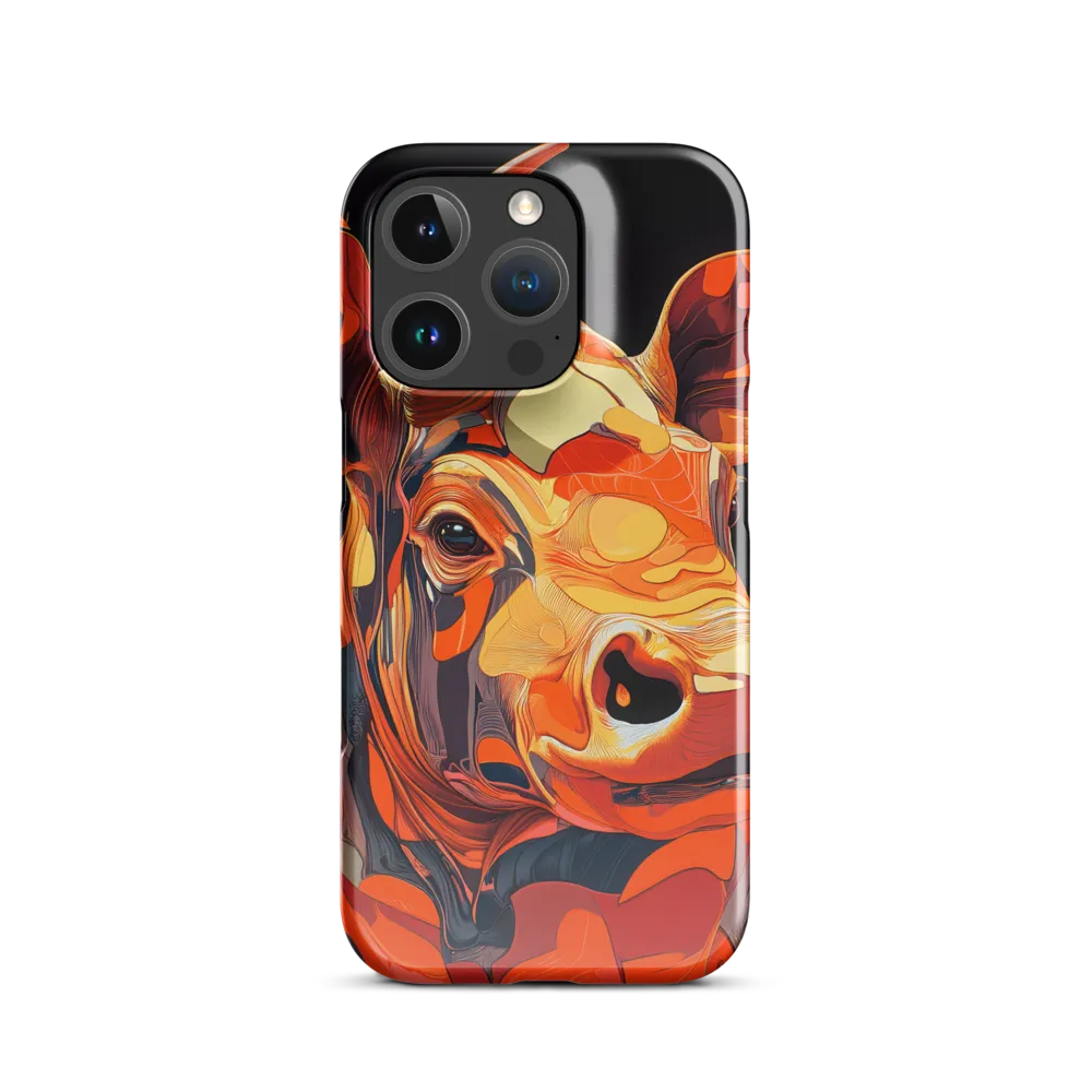 Modern Serenade: The Vibrant Cow