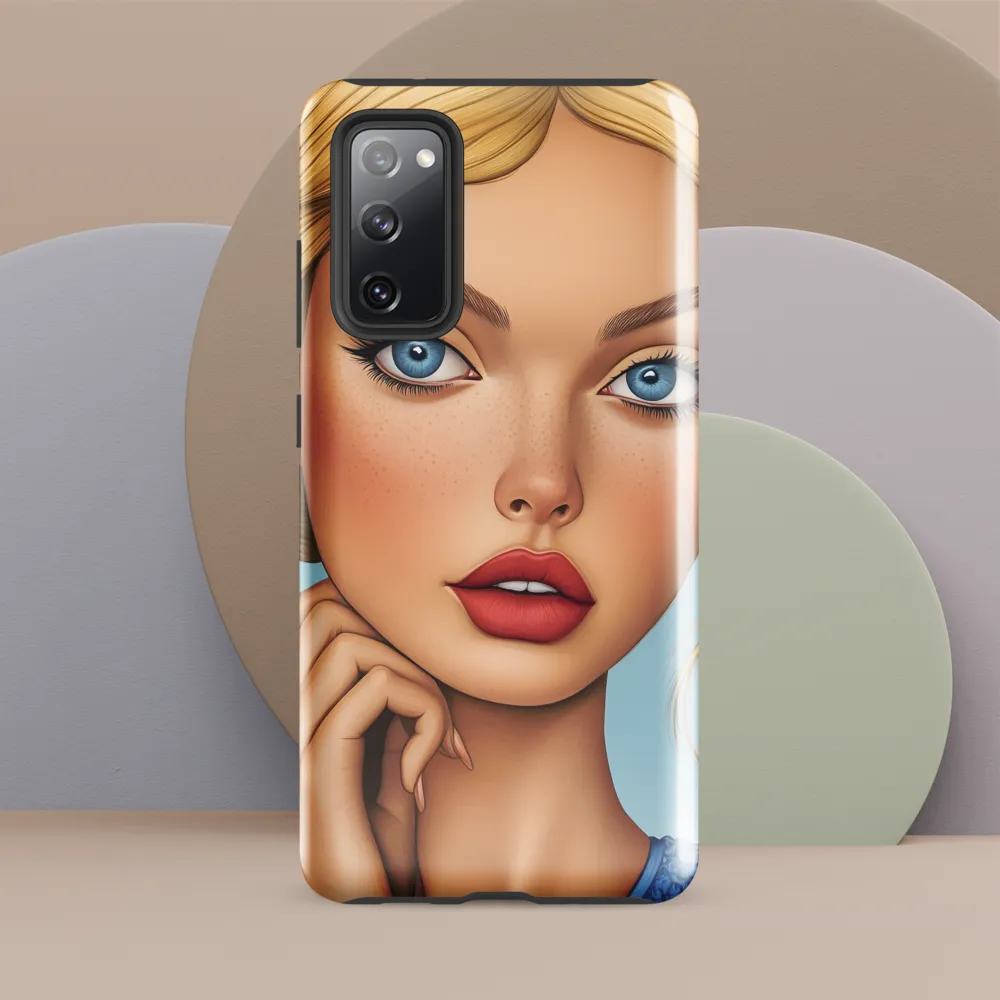 Serenity in Blue | Phone Case |  S20 FE | Tough Case | Glossy