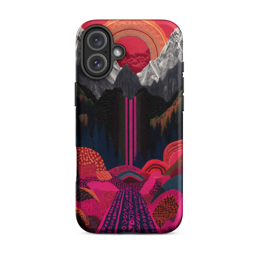 Ethereal Cascade: A Surreal Landscape