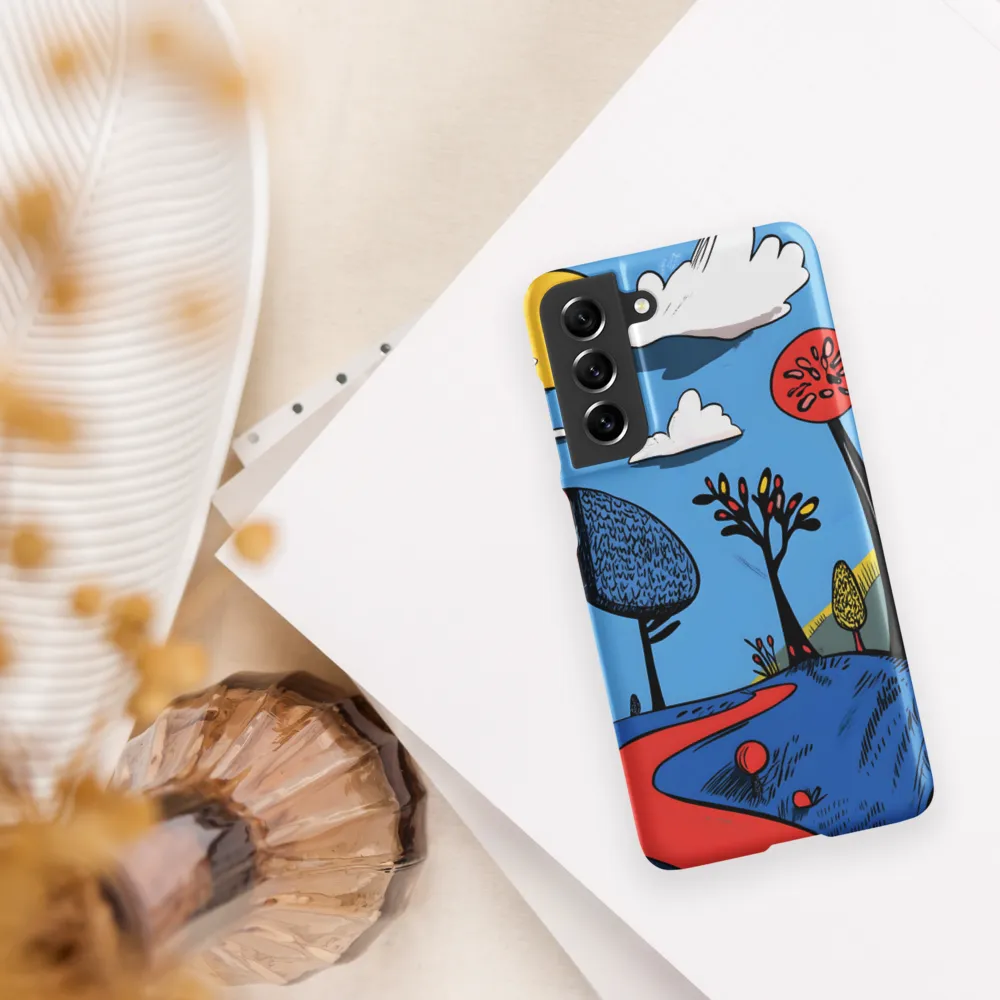 A Playful Journey Through Whimsical Woods | Phone Case |  S21 FE | Snap Case | Matte