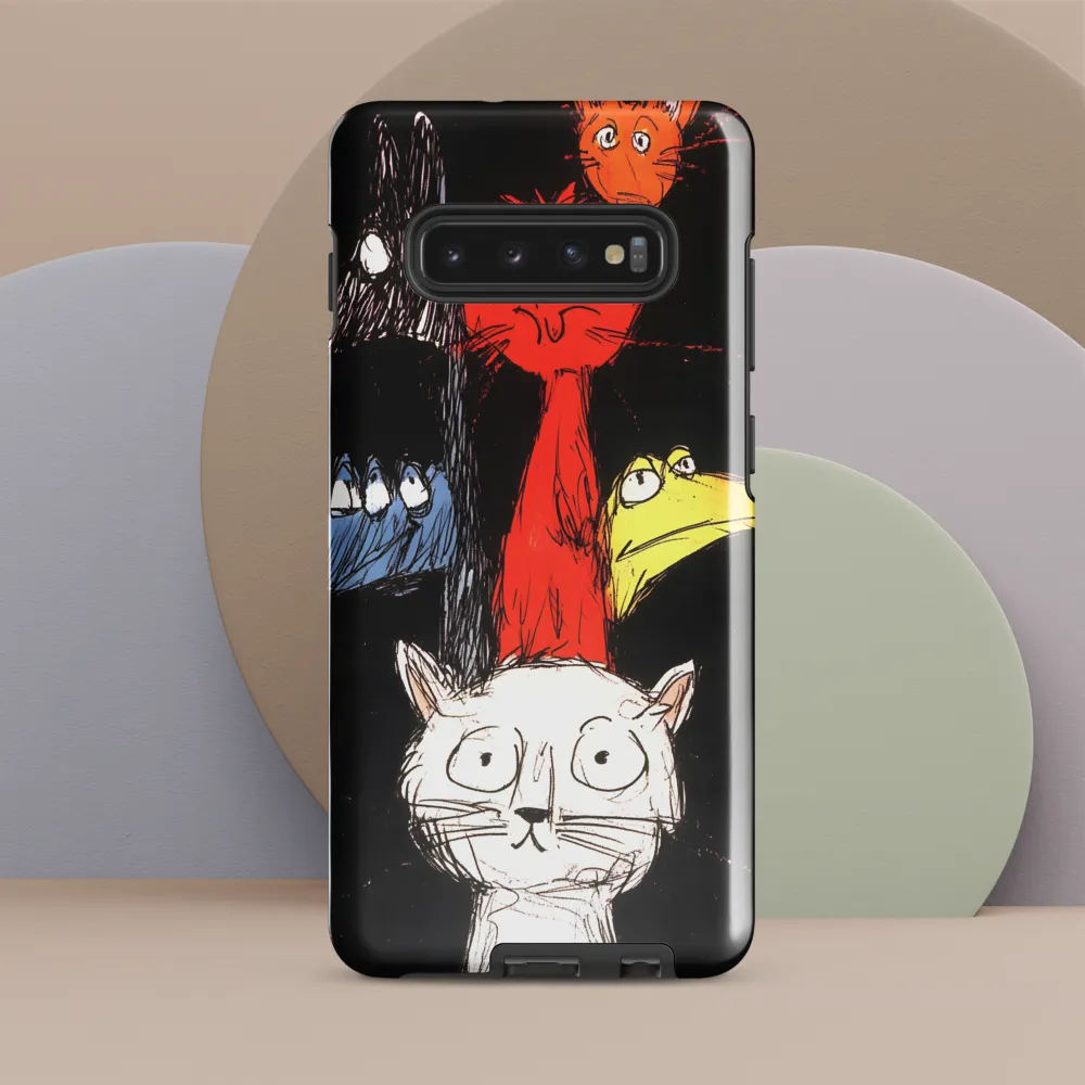 Whimsical Menagerie | Phone Case |  S10 Plus | Tough Case | Glossy