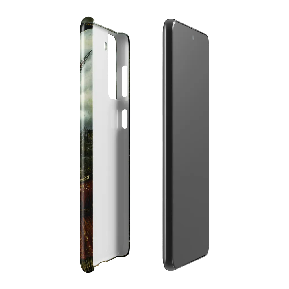 The Confrontation: Dragon vs. Wizard | Phone Case |  S21 Plus | Snap Case | Glossy