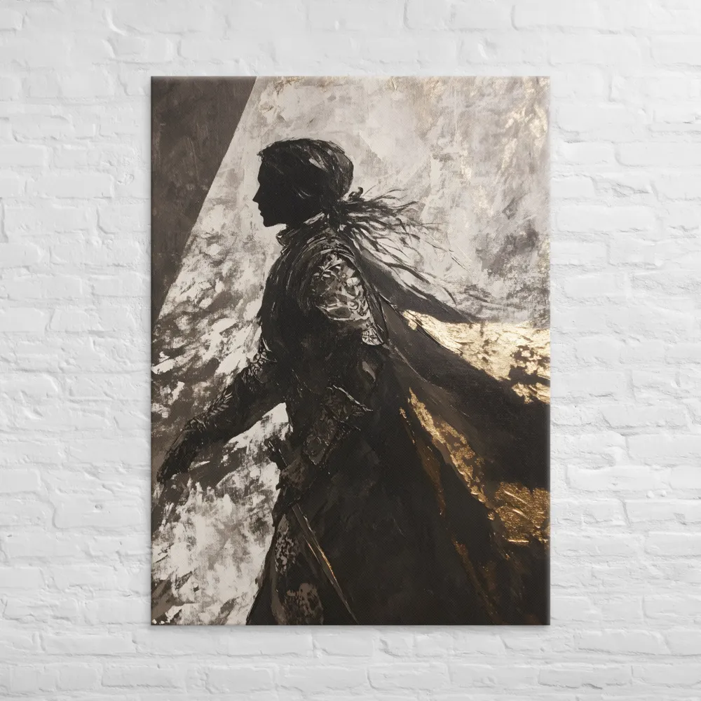 The Silhouette of Valor | Canvas | 40″×55″