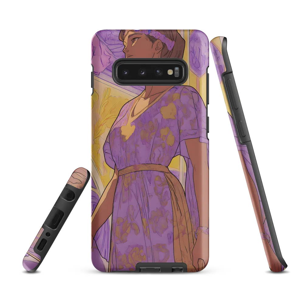 Elegance in Floral Harmony | Phone Case |  S10 Plus | Tough Case | Matte
