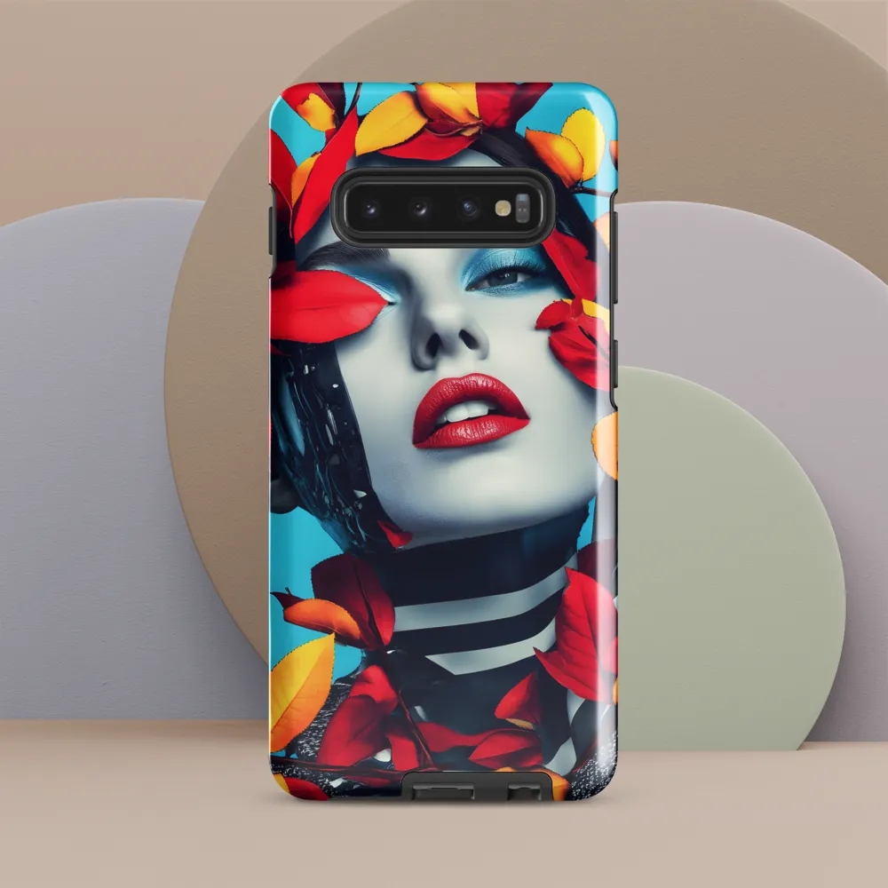 Futuristic Fusion: Nature Meets Technology | Phone Case |  S10 Plus | Tough Case | Glossy