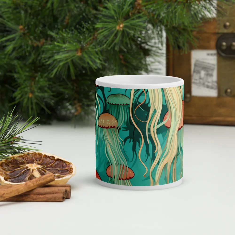 Ethereal Dance of Jellyfish | Mugs | Multiple Sizes & Colors