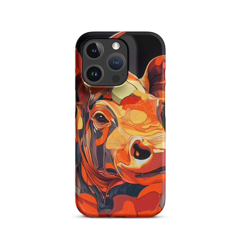 Modern Serenade: The Vibrant Cow