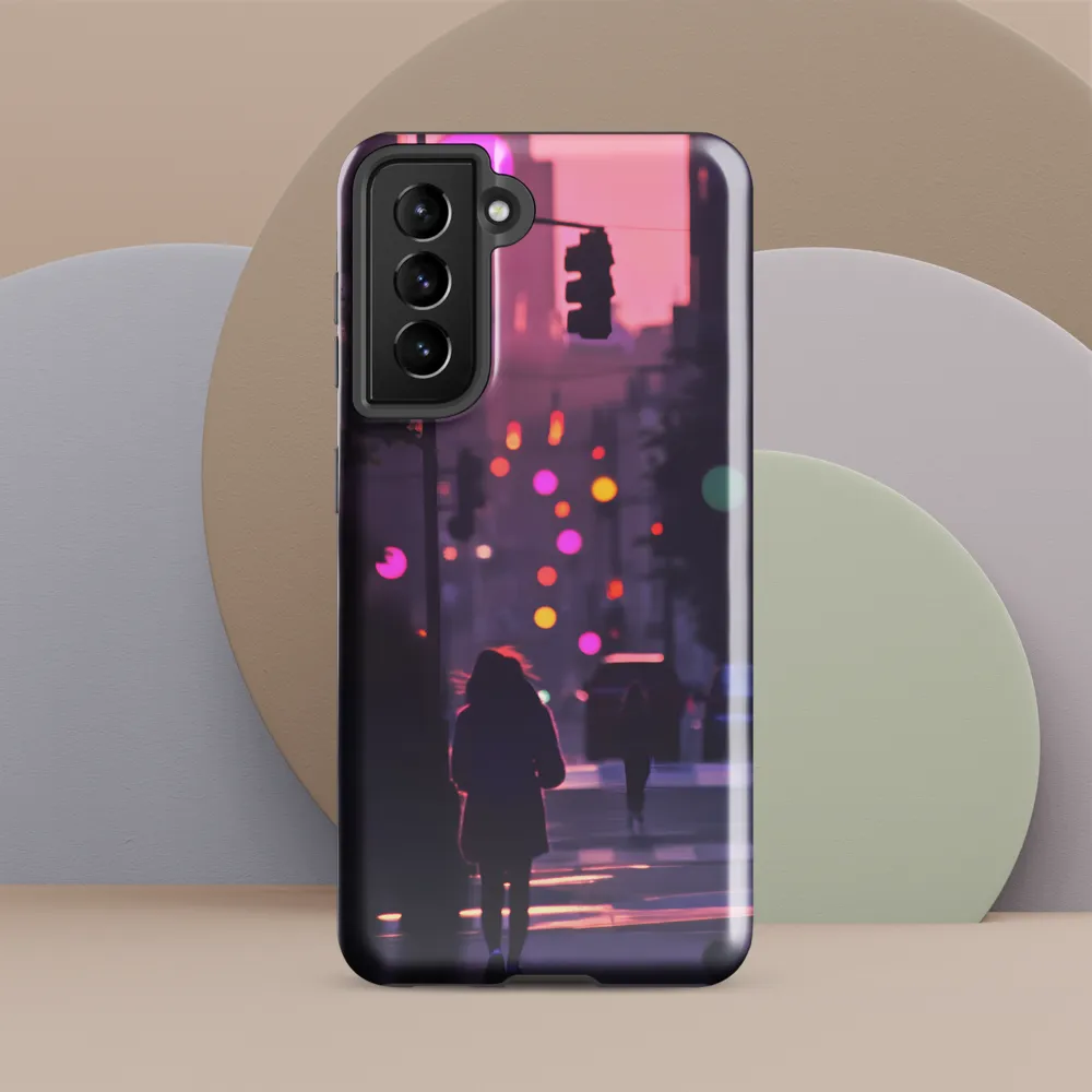 City Silhouettes at Dusk | Phone Case |  S21 | Tough Case | Glossy