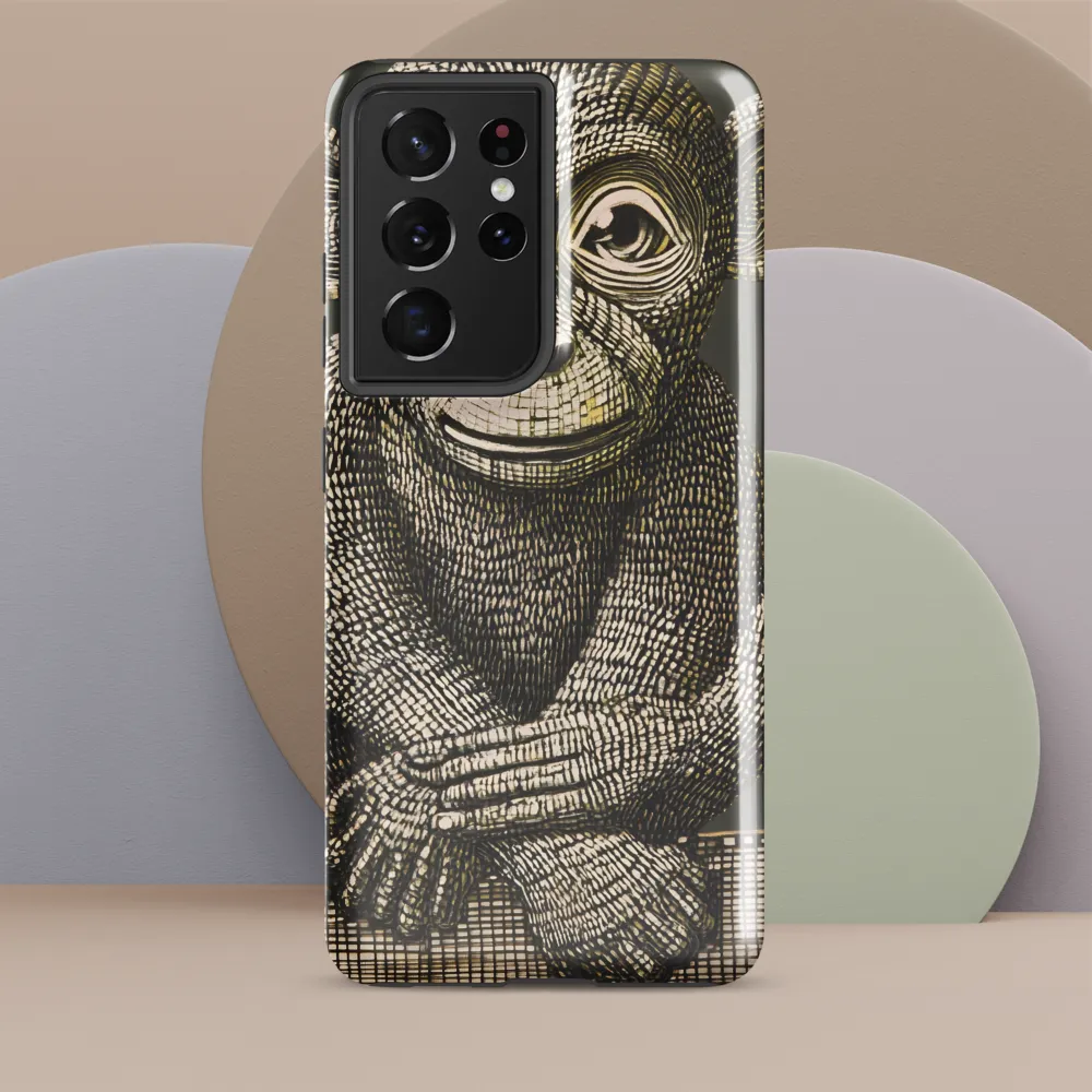 Intricate Primate Portrait