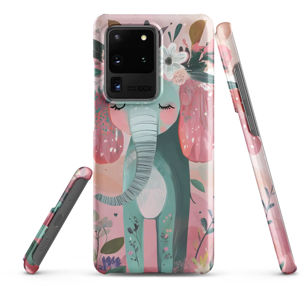 Whimsical Elephant in Bloom