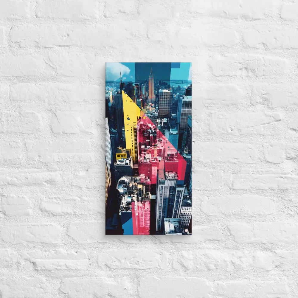Dynamic Urban Symphony | Canvas | 10″×20″