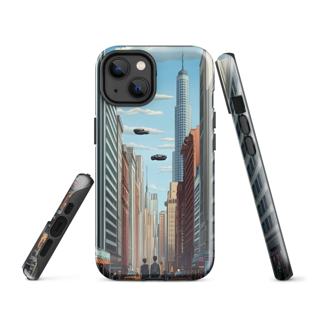 Futuristic Stroll through the Urban Skyline