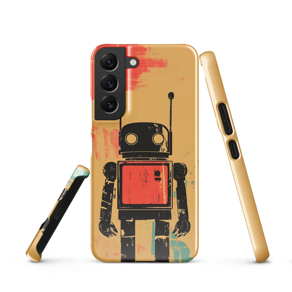 The Retro Robot | Phone Case |  S22 | Snap Case | Glossy