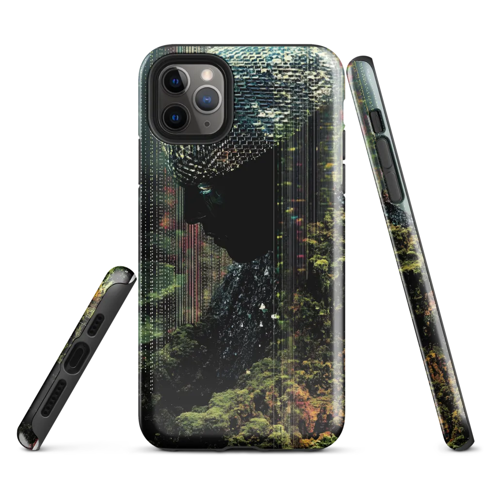 Digital Reverie: The Surreal Portrait of Nature | Phone Case |  11 Pro Max | Tough Case | Glossy