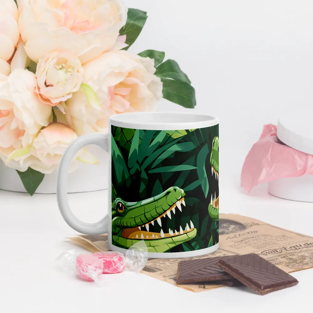 Fierce Crocodilian Medley | Mugs | Multiple Sizes & Colors