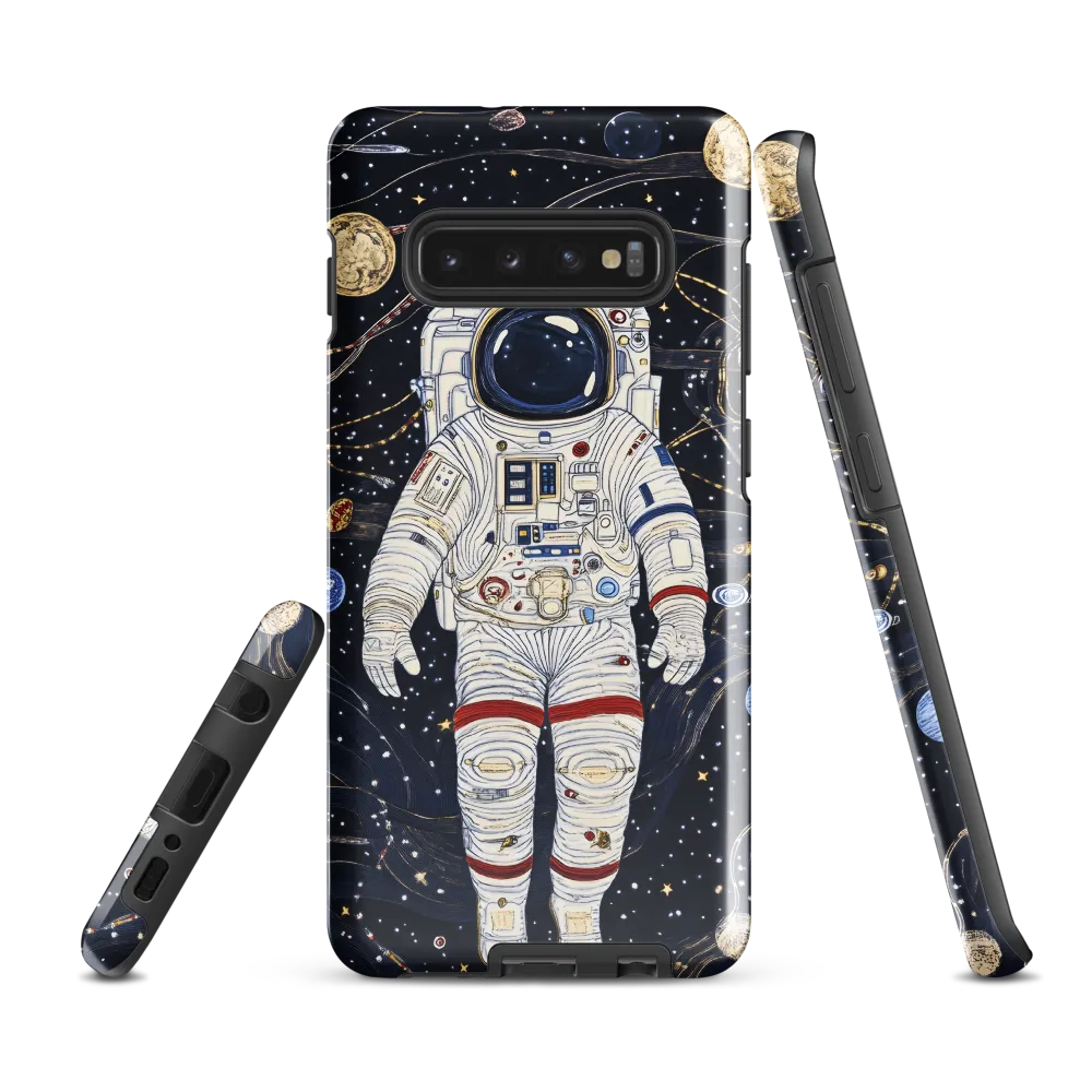 Beyond the Stars: An Astronaut's Journey | Phone Case |  S10 Plus | Tough Case | Glossy