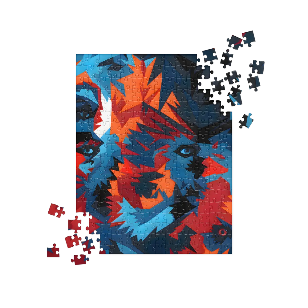 Vivid Aura of the Wolf | Jigsaw Puzzle | 252 pieces