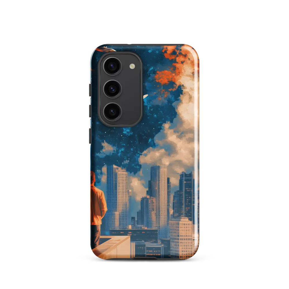 Cosmic Curiosity: A Glimpse into the Future | Phone Case |  S23 | Tough Case | Glossy