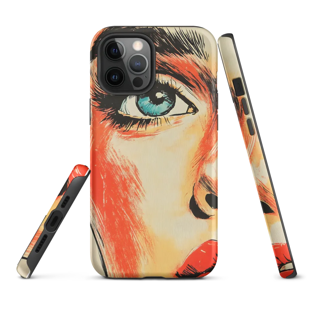 Intense Gaze: A Pop Art Portrait