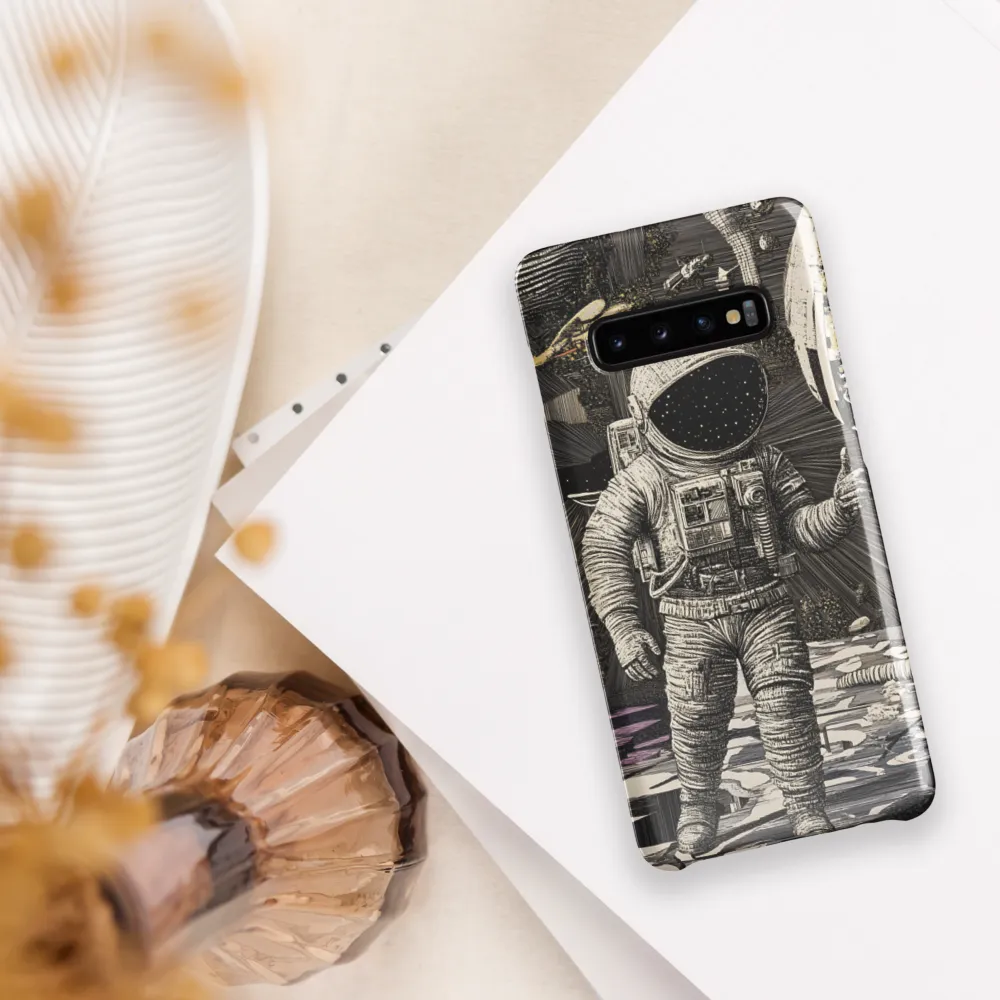 Beyond the Stars: The Astronaut's Voyage | Phone Case |  S10 Plus | Snap Case | Glossy