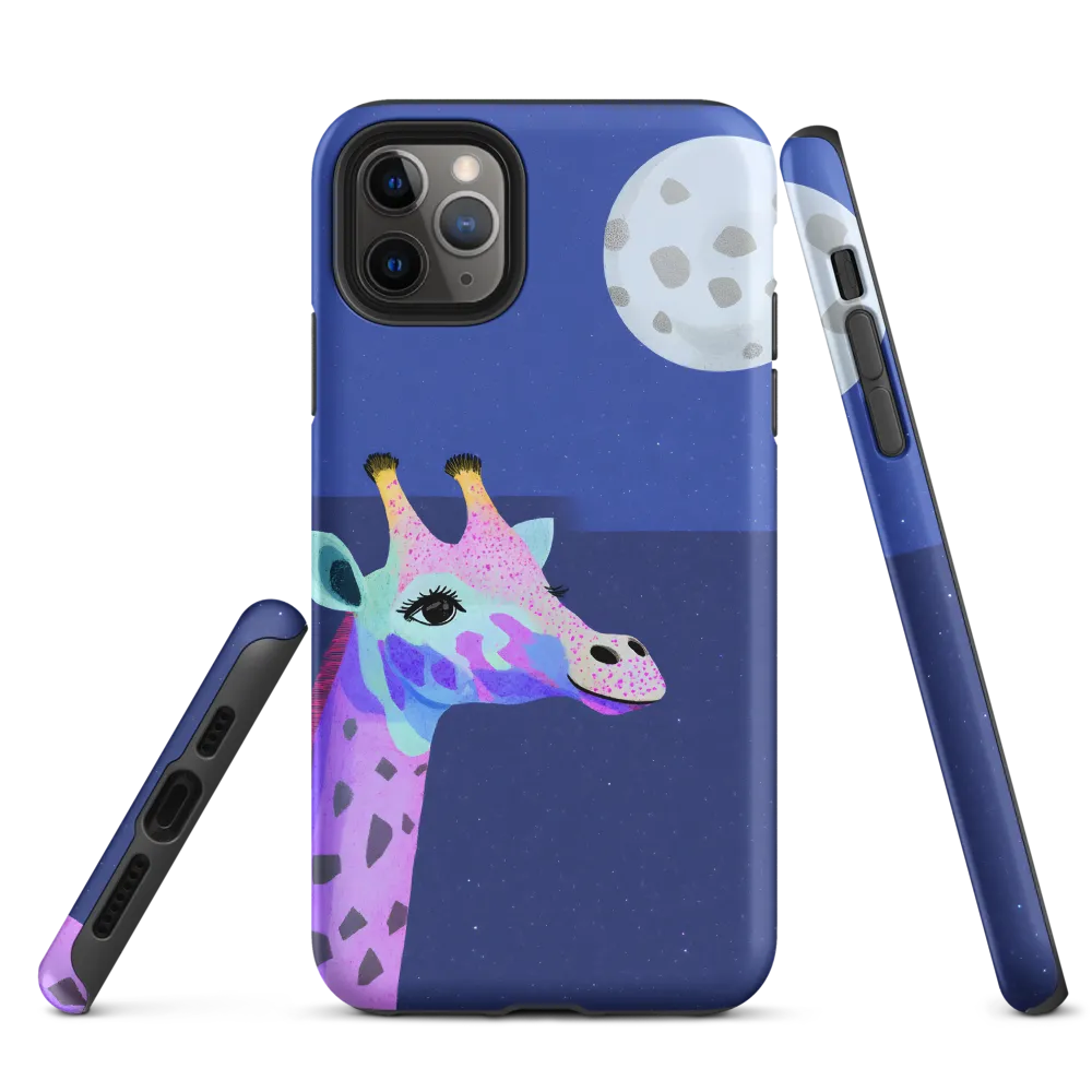 Whimsical Giraffe Under the Stars