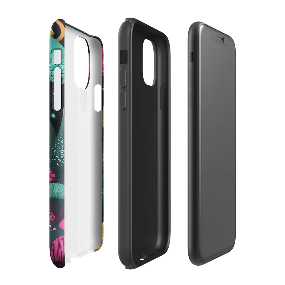 Whimsical Journey through Colorful Lands | Phone Case |  11 | Tough Case | Matte