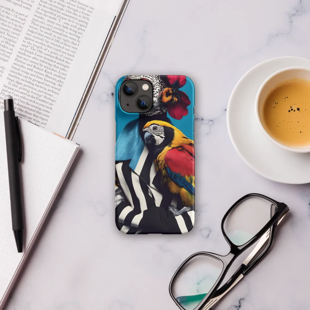Vibrant Fusion of Flora and Fauna | Phone Case |  14 | Snap Case | Matte