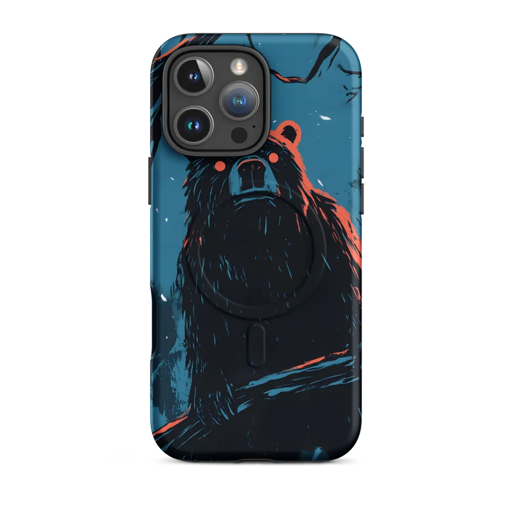 Eerie Majesty: A Bear in the Night