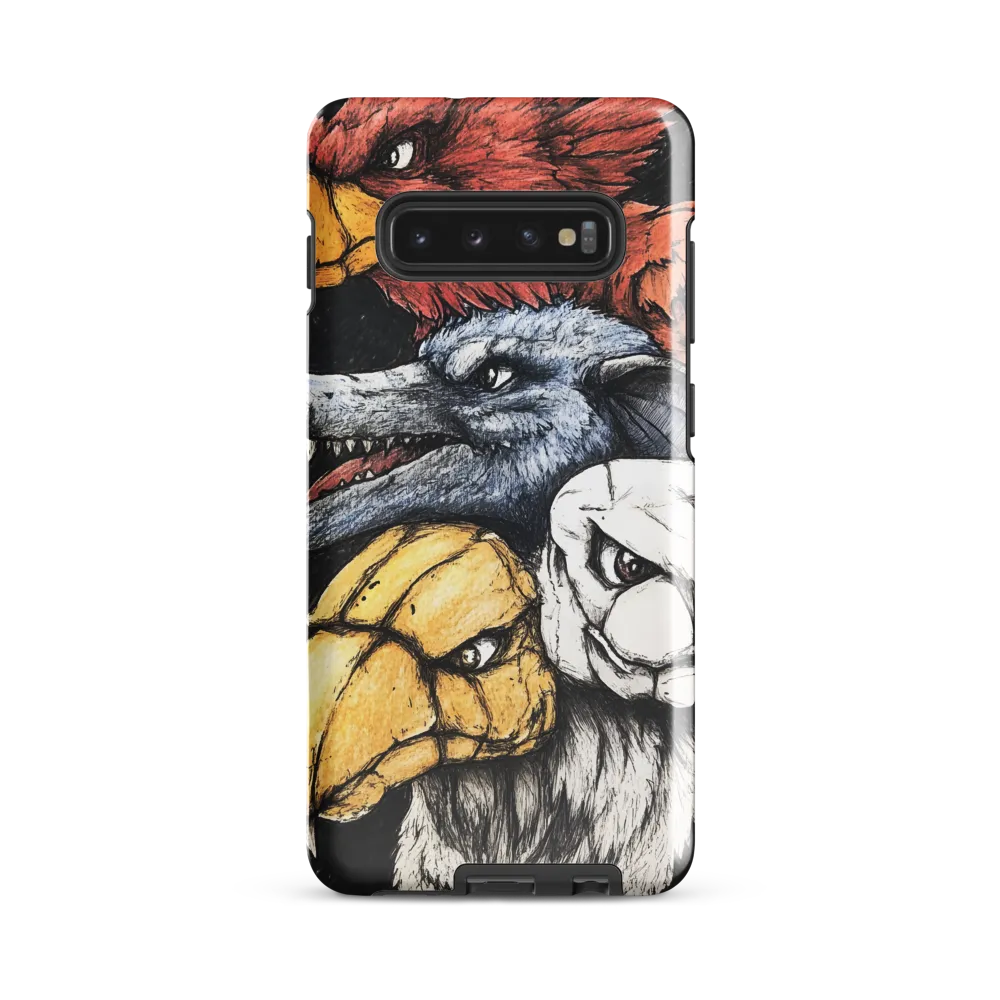 Mythical Beasts in Harmony | Phone Case |  S10 Plus | Tough Case | Glossy