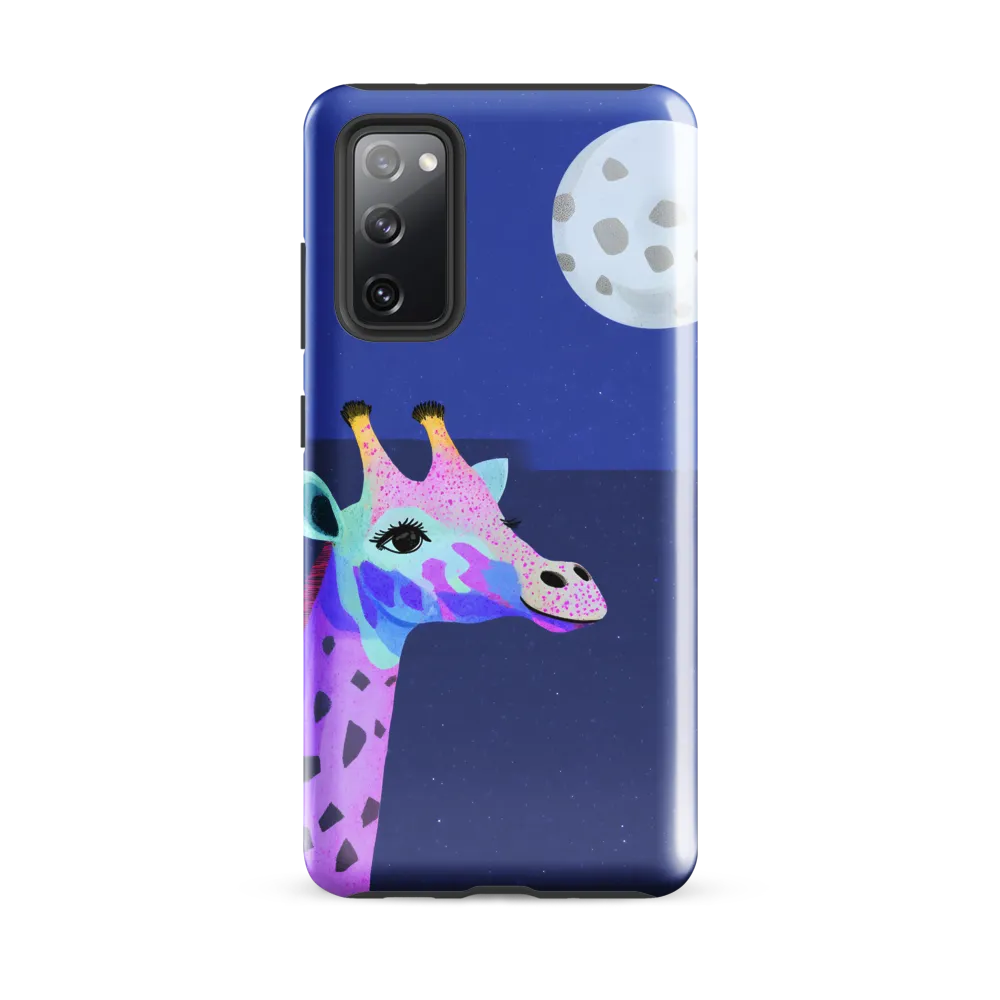 Whimsical Giraffe Under the Stars