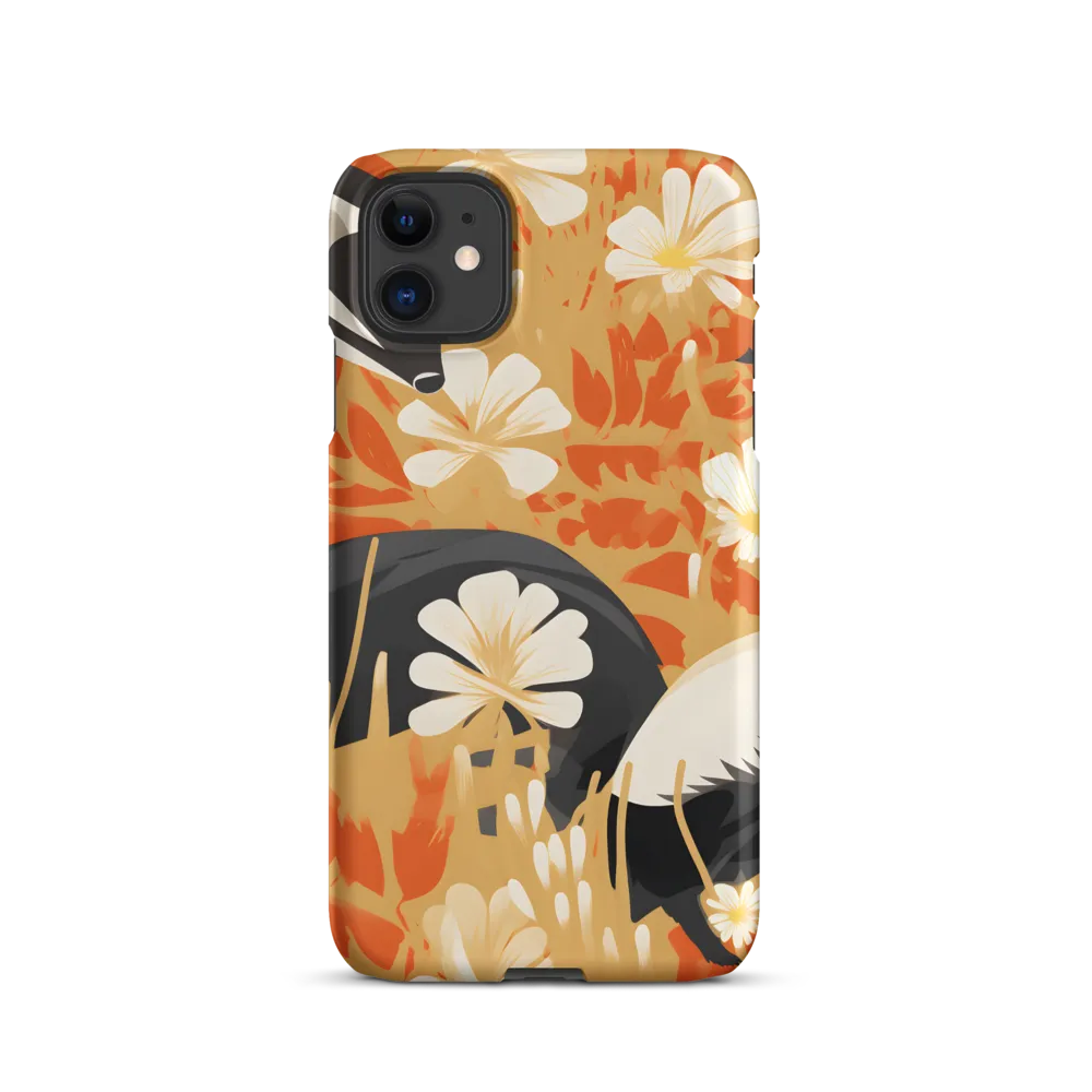 Whimsical Badgers in Bloom