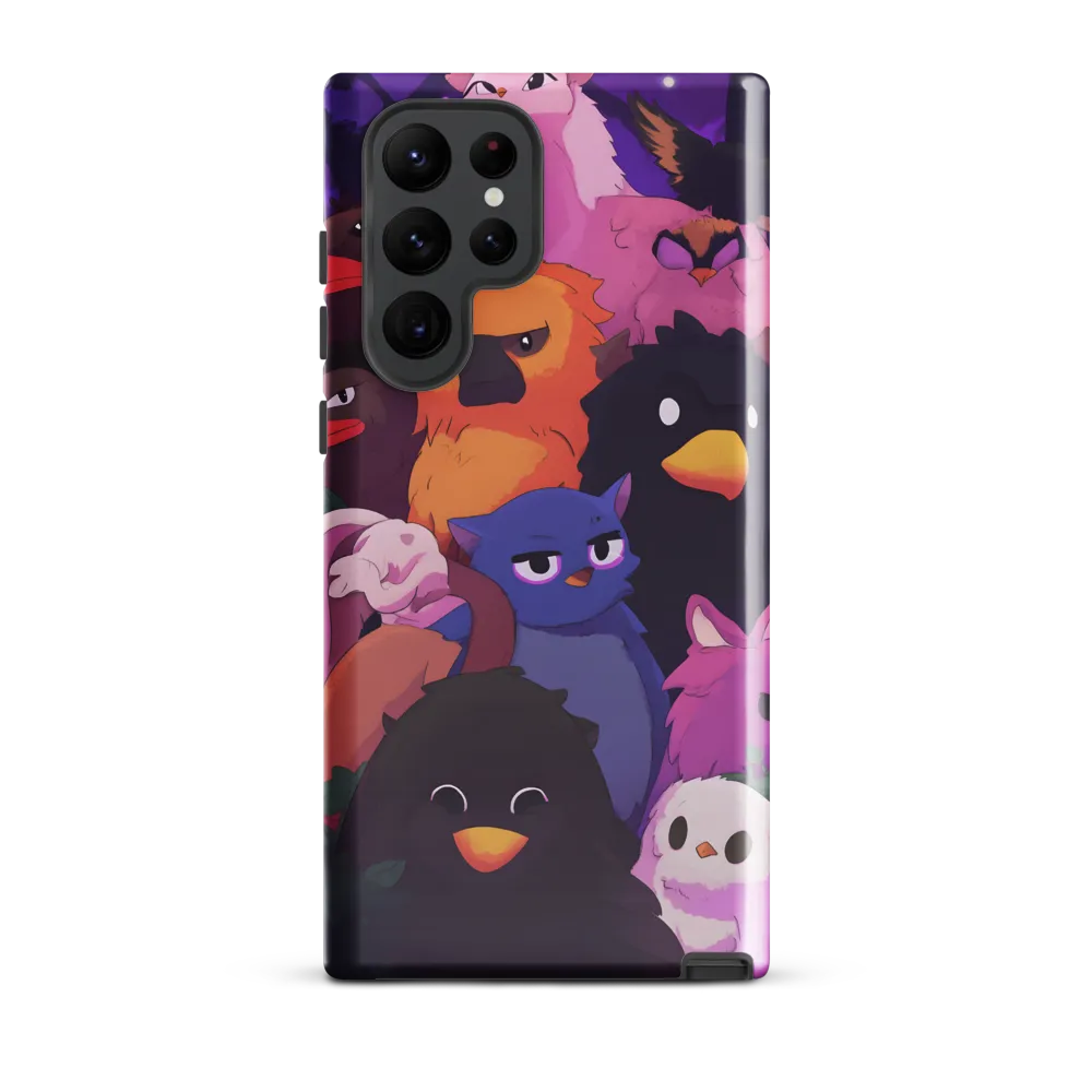 Whimsical Avian Gathering