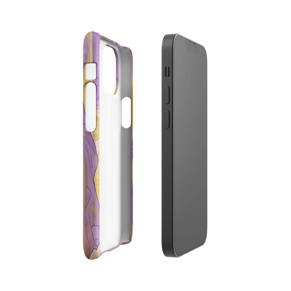 Elegance in Floral Harmony | Phone Case |  13 Mini | Snap Case | Glossy