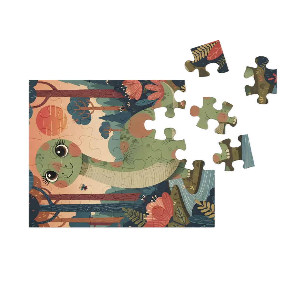 Forest Friend 
 Jigsaw Puzzle in Tin Box