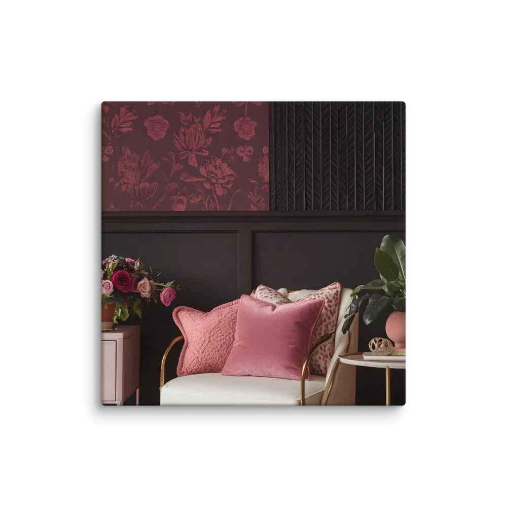 Elegance in Contrast: A Modern Interior Design | Canvas | 37″×37″