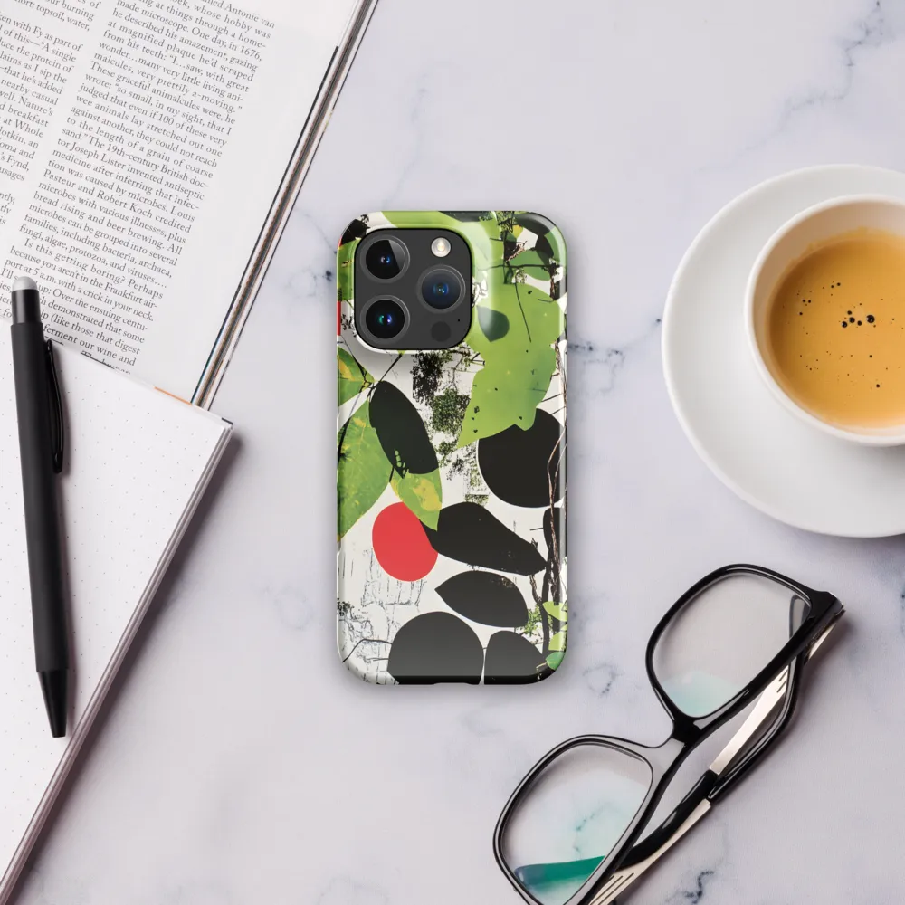Nature's Geometry: A Contemporary Collage | Phone Case |  16 Pro | Snap Case | Glossy