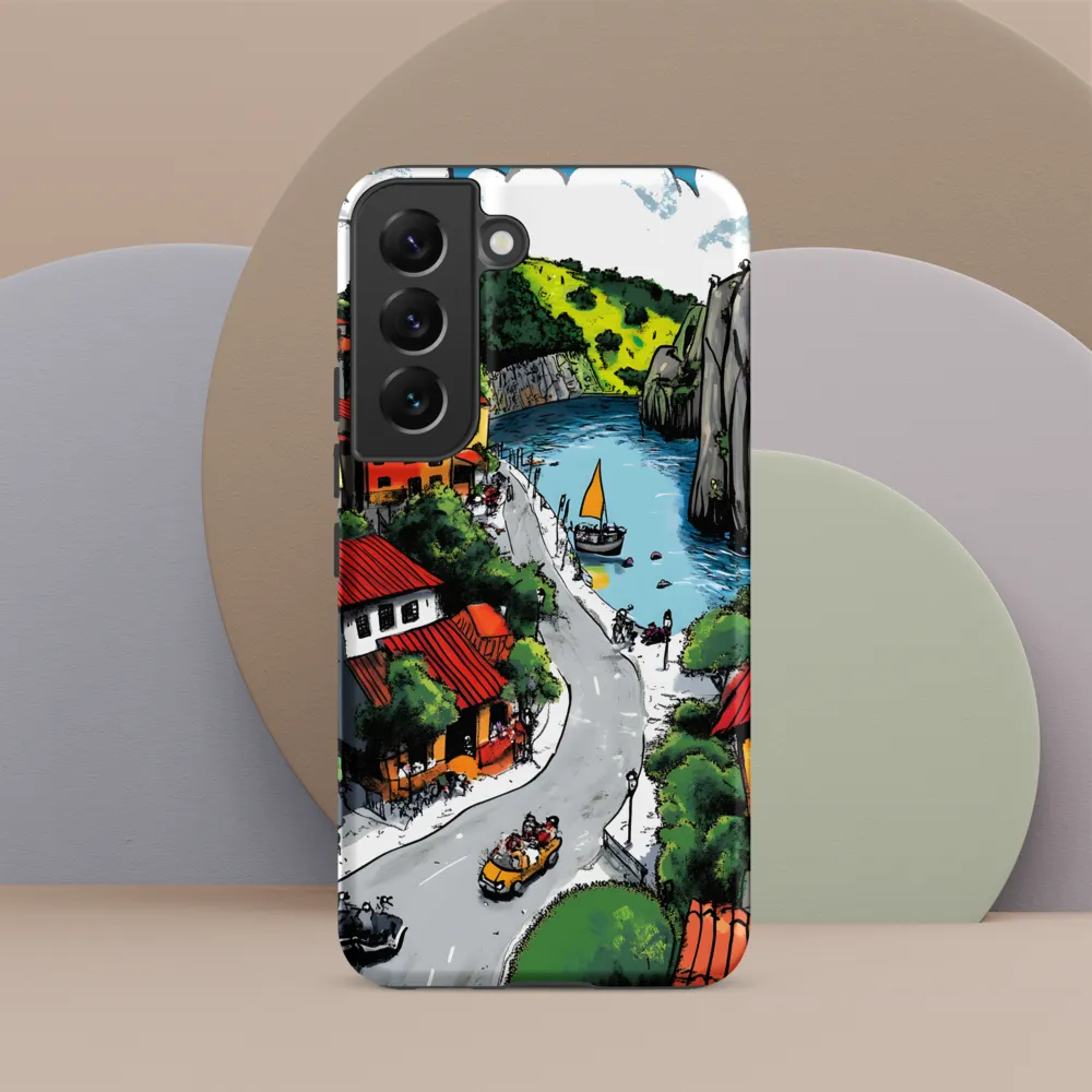 Whimsical Village by the Water