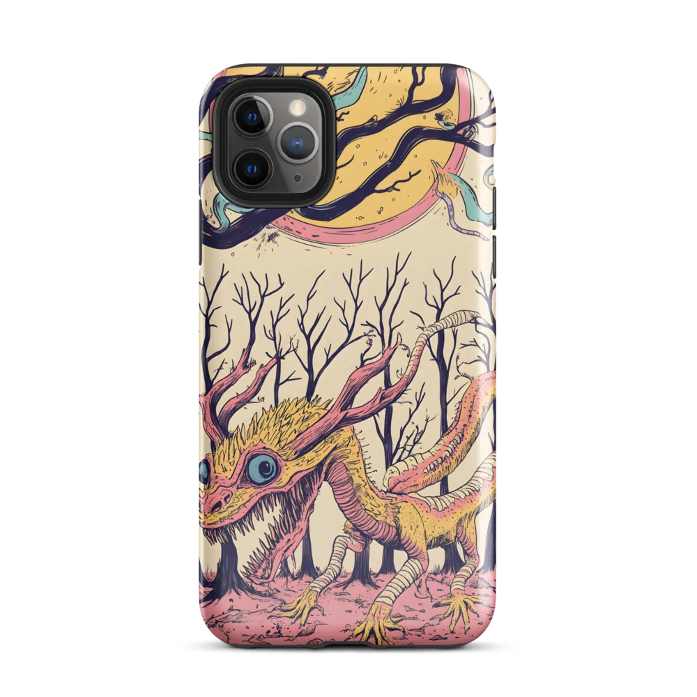 The Enigmatic Dragon of the Desolate Forest | Phone Case |  11 Pro Max | Tough Case | Glossy