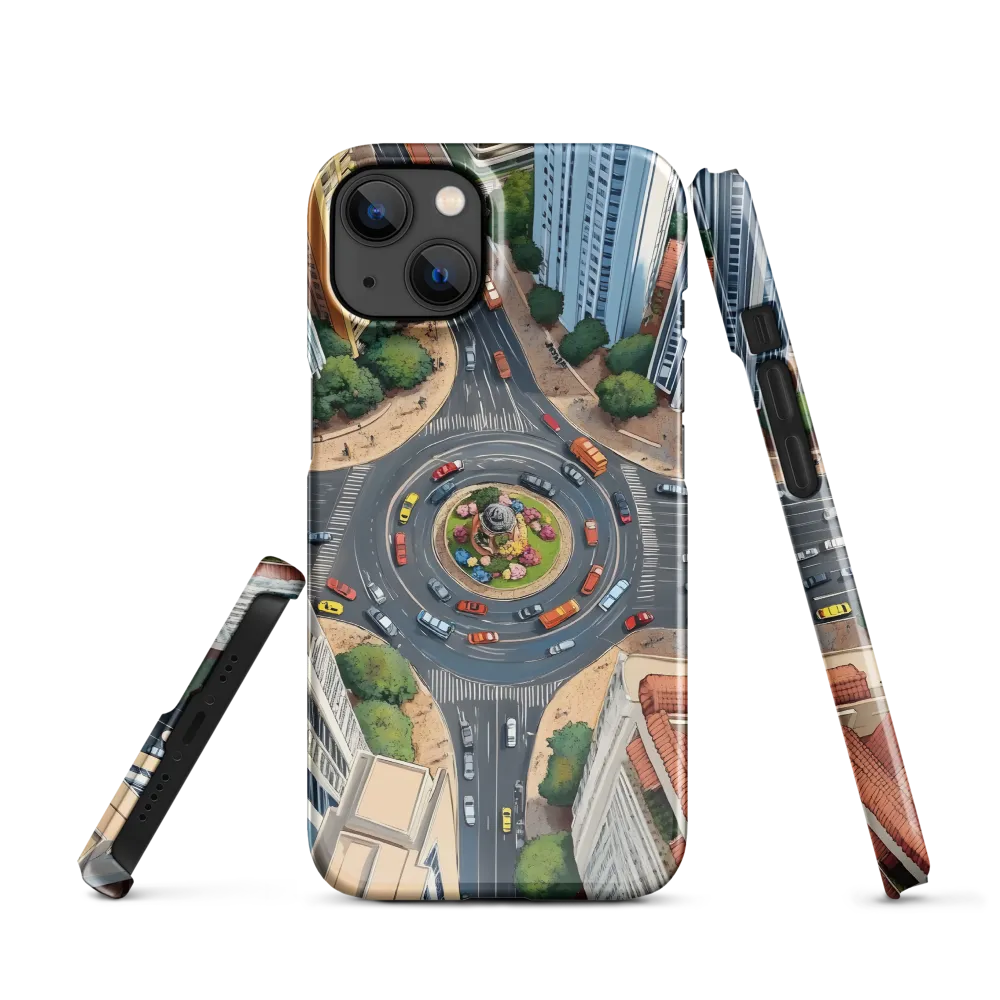 Urban Symphony: Aerial Vision of City Life