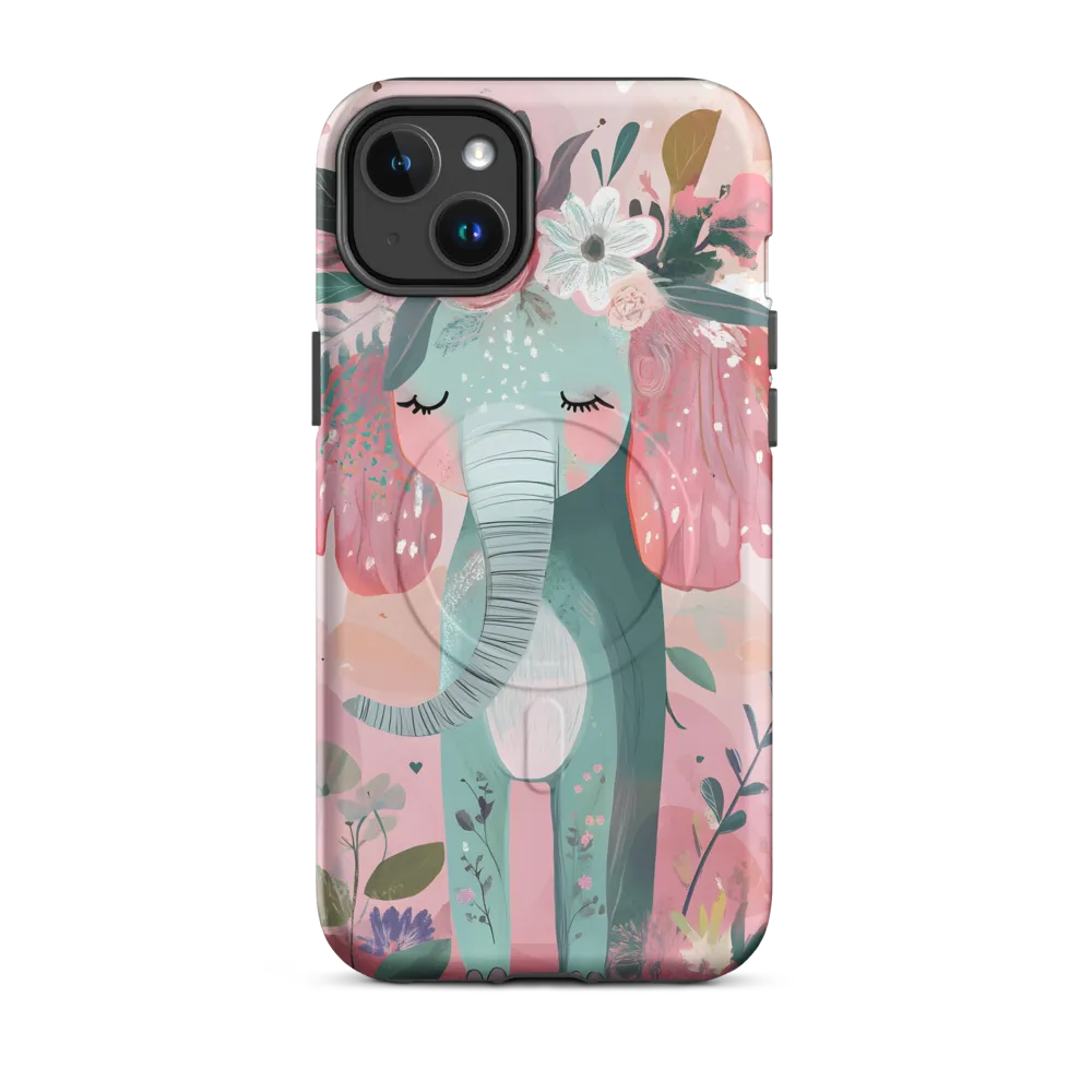 Whimsical Elephant in Bloom