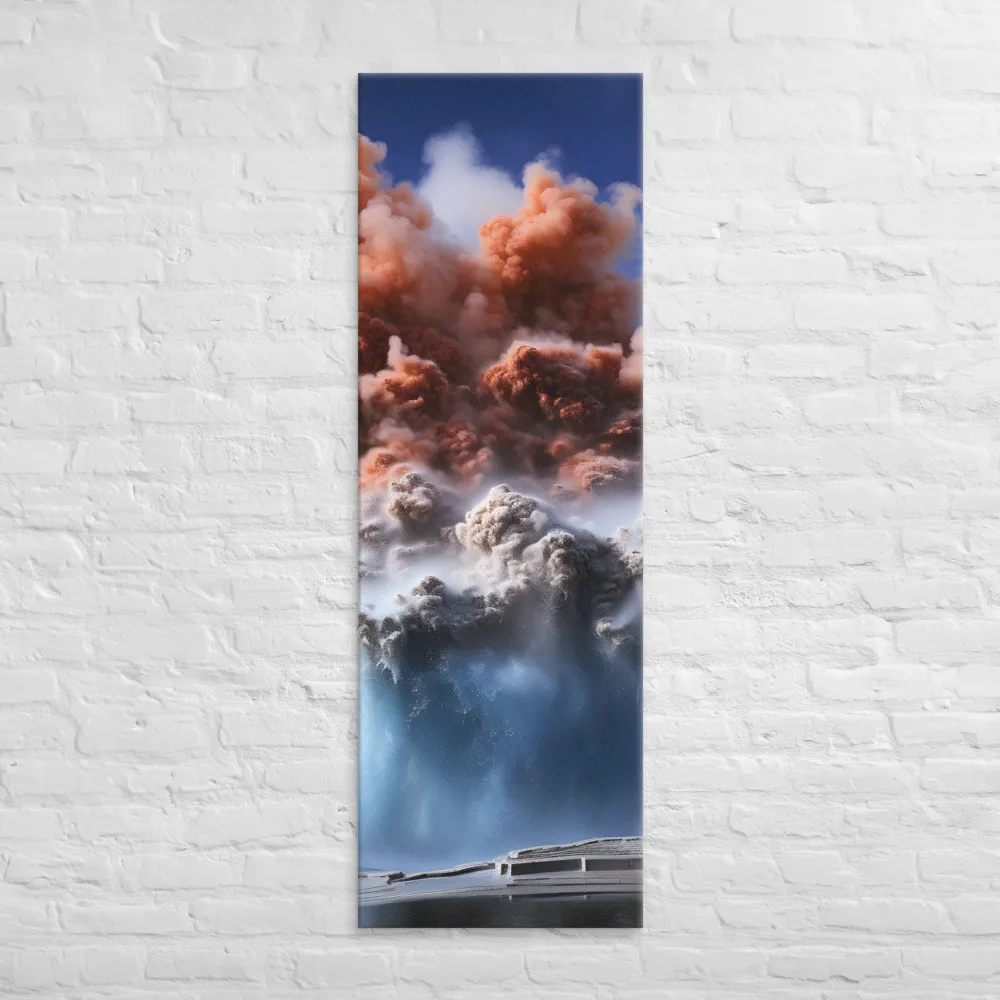 Eruption of Elements | Canvas | 20″×60″