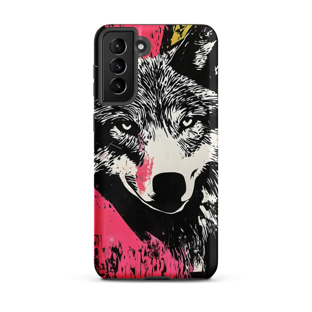 Intense Gaze of the Wolf