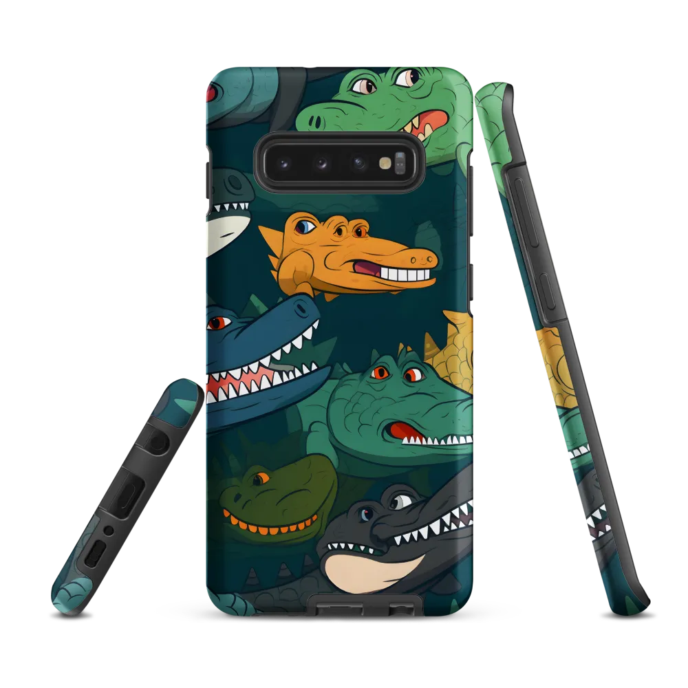 Cheerful Crocodilian Parade