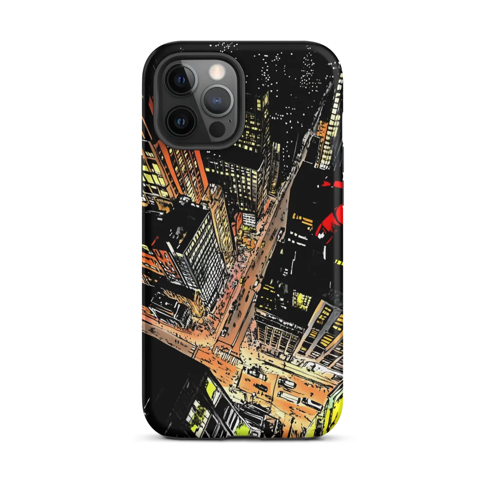 Urban Nightscape: A Bird's-eye View